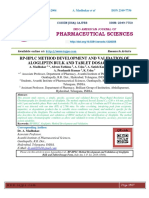 RP-HPLC Method Development and Validation of Alogliptin Bulk and Tablet Dosage Form