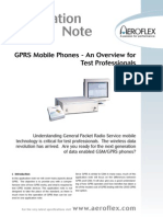 Application Note: GPRS Mobile Phones - An Overview For Test Professionals