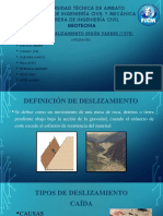 Tipos de Deslizamiento