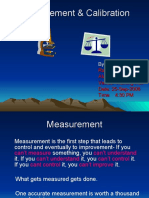 Measurement & Calibration