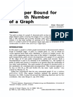 Alan Donald - An Upper Bound For The Path Number of A Graph