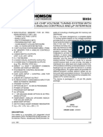 Single-Chip Voltage Tuning System With 4 Analog Controls and P Interface