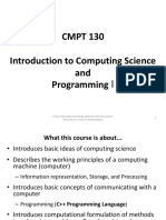 CMPT130 Week1 LectureNotes Yonas