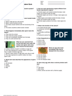 Reproductive System Quiz