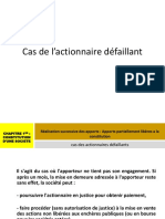 Comptabilite Des Societes ch1 - Cas de L - Actionnaire Defaillant s4 Mr. Mazzine PDF