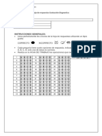 Hoja de Respuestas Ev Diagnostico