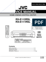 JVC RXE 111 RSL Service Manual