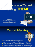 The Grammar of Textual Meaning