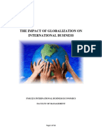 The Impact of Globalizationon International Business