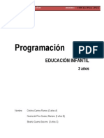 Programación. 3 Años