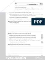 Evaluación: Fecha: Nombre y Apellidos