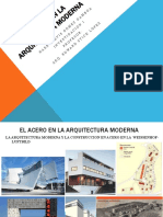 El Acero en La Arquitectura Moderna