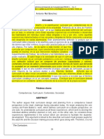 La Planificación y El Diseño Curricular Por Competencias