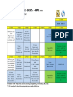 Programme Basic 8 May 2016