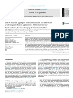 Use of Recycled Aggregates From Construction and Demolition