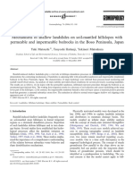 Mechanisms of Shallow Landslides On Soil-Mantled Hillslopes With Permeable and Impermeable Bedrocks in The Boso Peninsula, Japan