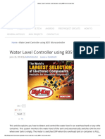 Water Level Controller and Indicator Using 8051 Microcontroller PDF