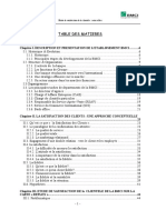 Rapport de Stage - BMCI - ETUDE DE SATISFACTION DE LA CLIENTELE DE LA BMCI SUR LA CARTE REFLEX