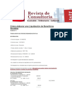 Cómo Elaborar Una Liquidación de Beneficios Sociales