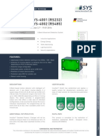 DataSheet iSYS-4001 - iSYS-4002 V2.7