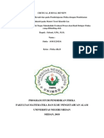 Critical Jurnal Report Evaluasi