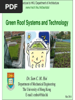 Green Roof Systems and Technology