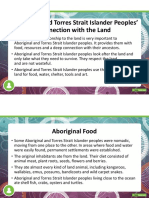 Aboriginal and Torres Strait Islander Connection With The Land