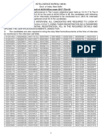 Result of ACIO-II/Exe Exam 2017 (Tier-II)