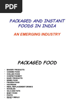 Packaged and Instant Foods in India