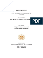 Ec6611 Computer Networks Lab Manual