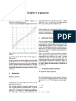 Kepler's Equation