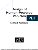 Designing The Human Power Vehicle