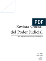 Revista Oficial Del Poder Judicial Del Perú N.° 2