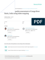 Surface Water Quality Assessment of Ganga River Basin, India Using Index Mapping