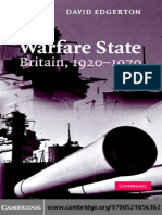 David Edgerton Warfare State Britain 1920 1970