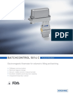 Batchcontrol 5014 C: Electromagnetic Flowmeter For Volumetric Filling and Batching