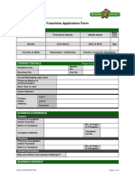 Application Form For Potato Corner Franchise