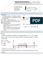 TD 1 Hypothe - Ses de La Re - Sistance Des Mate - Riaux - Copie