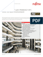 Ansys Fluent With Primergy HPC