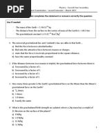 2nd Midterm G11 2015 With Answers