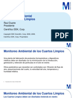 Traducción Environmental Monitoring of Clean Rooms