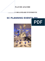 Plan de Afaceri Firma de Organizare Evenimente SC Planning Events SRL PDF