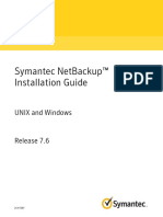 Symantec Netbackup™ Installation Guide: Unix and Windows