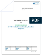 Tank Method Statement - r0