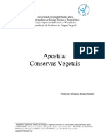 Apostila de Tecnologia de Produtos de Origem Vegetal (Conservas Vegetais)