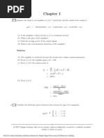 Solution Manual For Digital Signal Processing 3rd Edition by Schilling