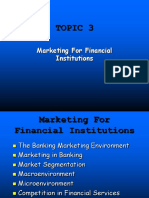 BAB 3 - Marketing For Financial Institutions