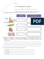 5° Tarea N°1 Niveles Biológicos de Organización Rev. 04 y 05 de Abril