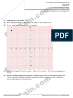 Grade 9 Coordinate Geometry: Answer The Questions