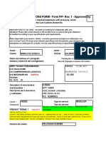 FREIGHT INSTRUCTIONS FORM - Form FIF-Rev. 1 - Approved By:: Suite D